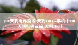 THC天刺电梯监控 天刺THCthc手机「THC天刺电梯监控 天刺THC」