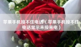 苹果手机接不住电话（苹果手机接不住电话显示未接来电）