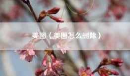 美图（美图怎么删除）