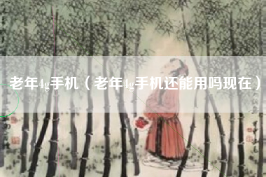 老年4g手机（老年4g手机还能用吗现在）