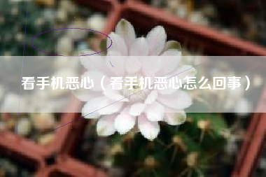 看手机恶心（看手机恶心怎么回事）