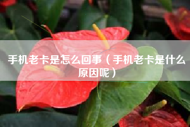手机老卡是怎么回事（手机老卡是什么原因呢）